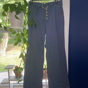 Anthropologie wide-leg trousers!